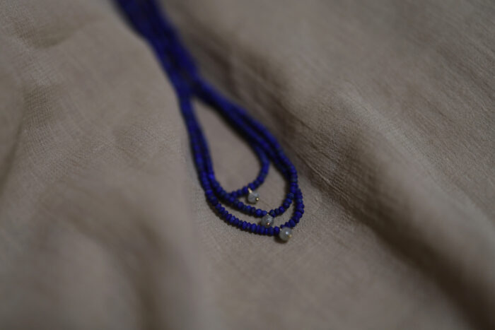 Diamond & Lapis Lazuli Necklace