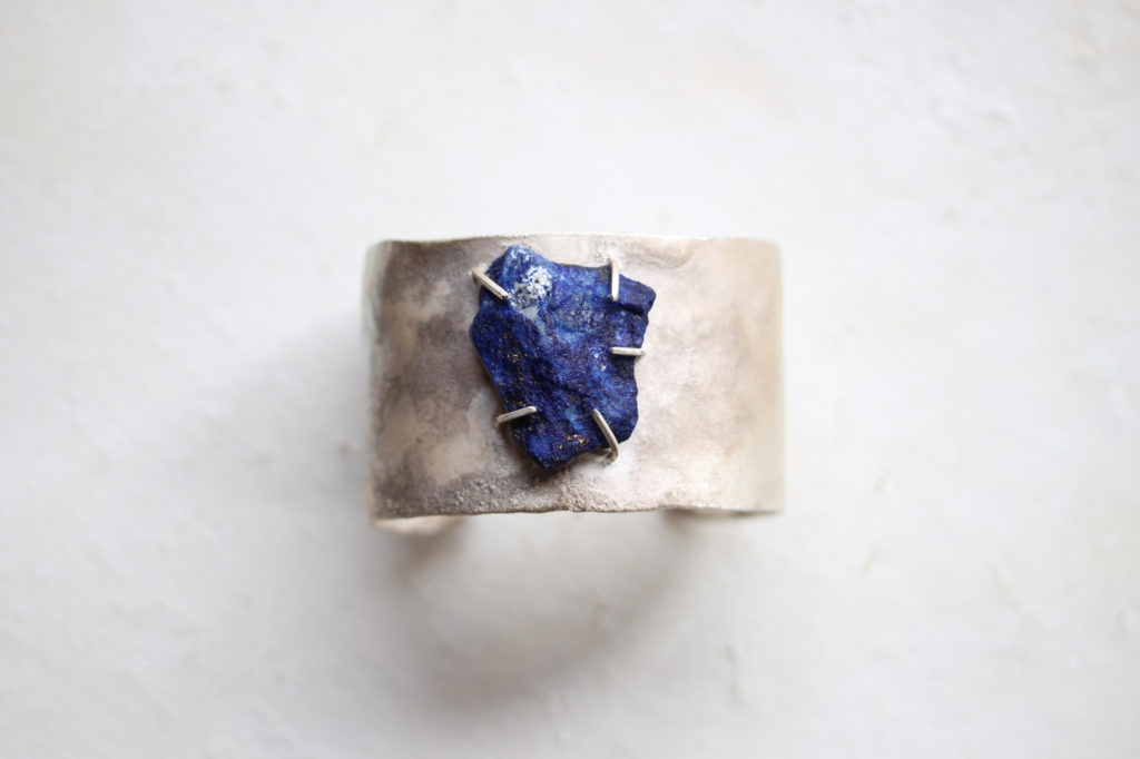 Rough Lapis Lazuli Cuff : archive