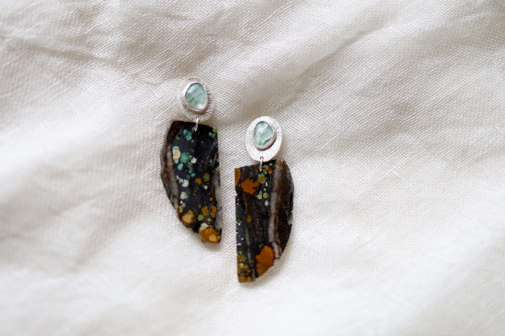 Aquamarine & Turquoise Earrings : archive