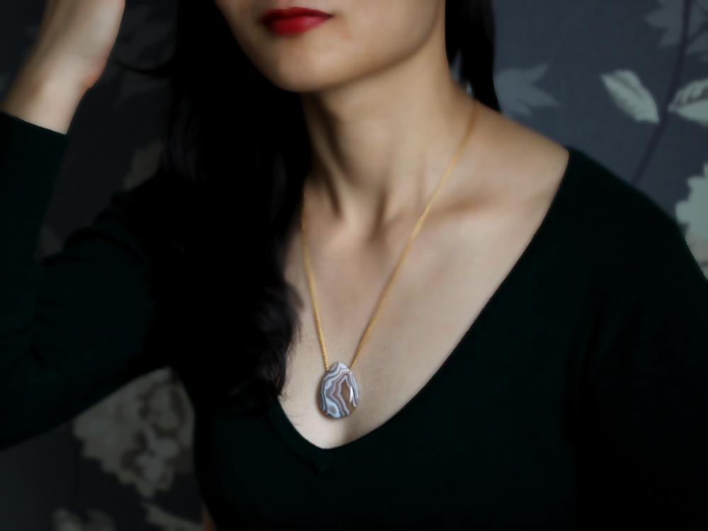 Botswana Agate Necklace : archive